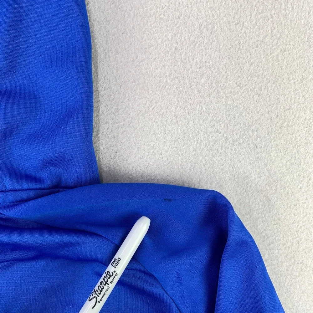 Nike Therma-Fit Hoodie Mens Large Blue Performance Pullover Sweatshirt